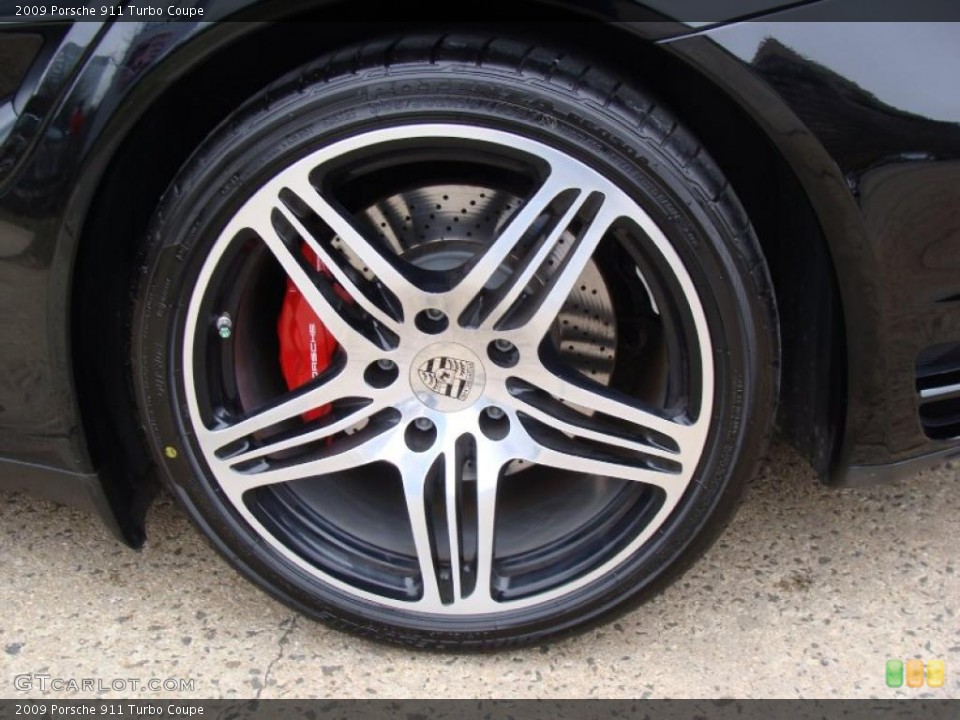 2009 Porsche 911 Turbo Coupe Wheel and Tire Photo #46526919