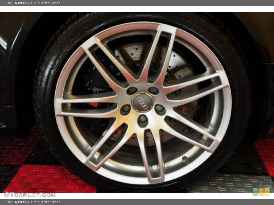 2007 Audi RS4 4.2 quattro Sedan Wheel and Tire Photo #46528380
