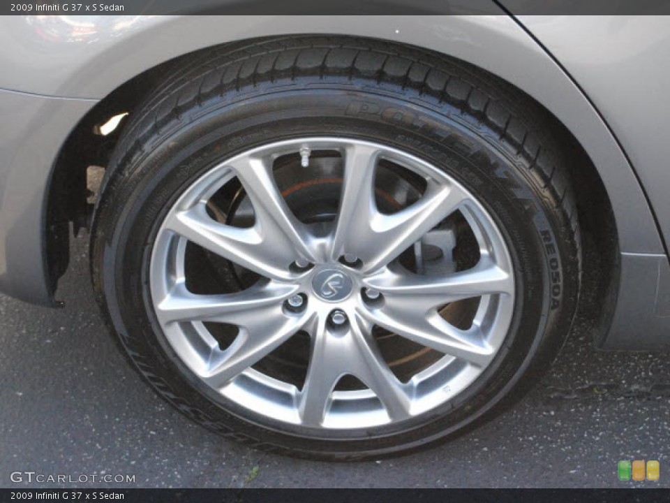 2009 Infiniti G 37 x S Sedan Wheel and Tire Photo #46532124