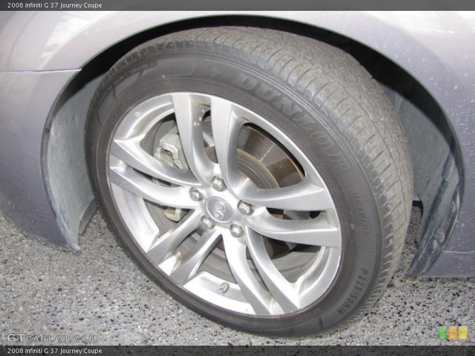 2008 Infiniti G 37 Journey Coupe Wheel and Tire Photo #46533066