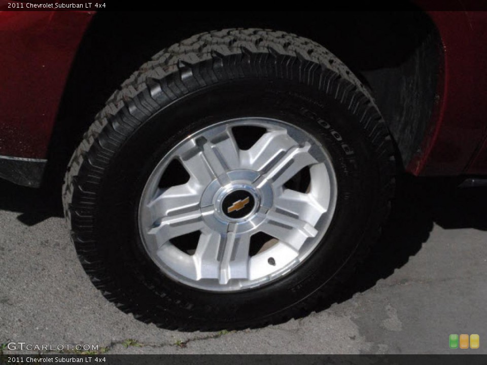 2011 Chevrolet Suburban LT 4x4 Wheel and Tire Photo #46534014