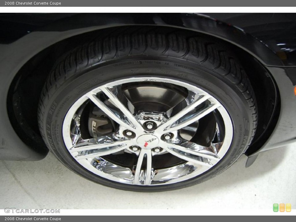2008 Chevrolet Corvette Coupe Wheel and Tire Photo #46534620