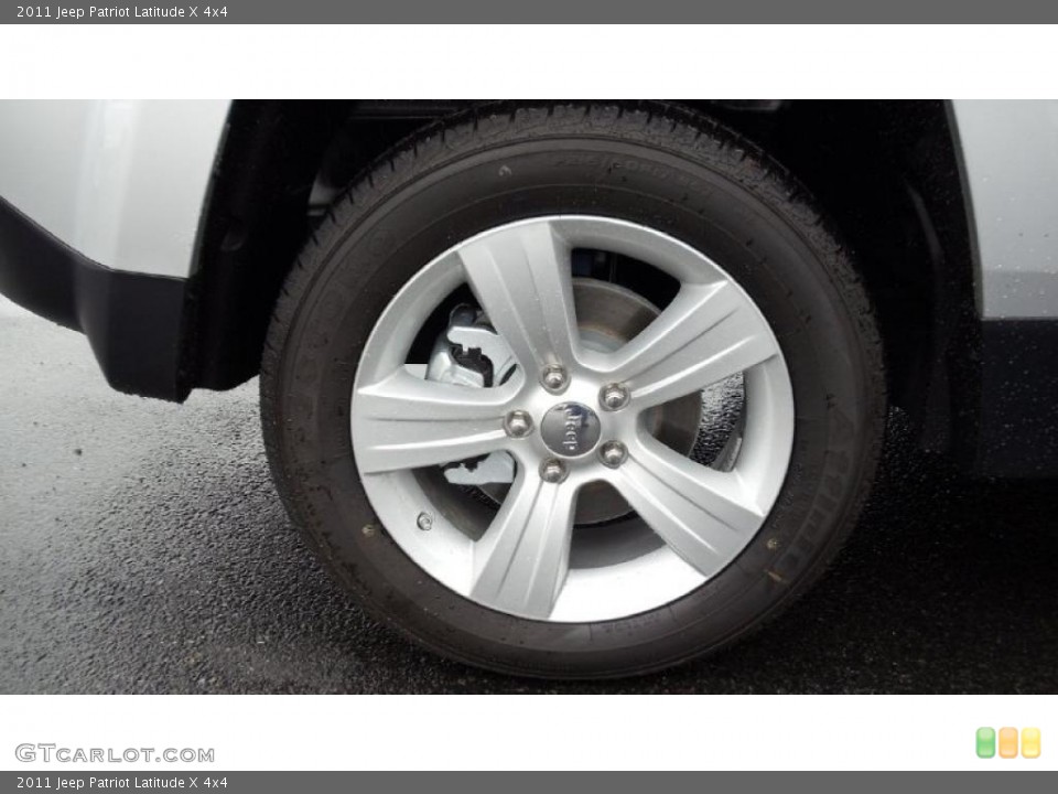 2011 Jeep Patriot Latitude X 4x4 Wheel and Tire Photo #46537104