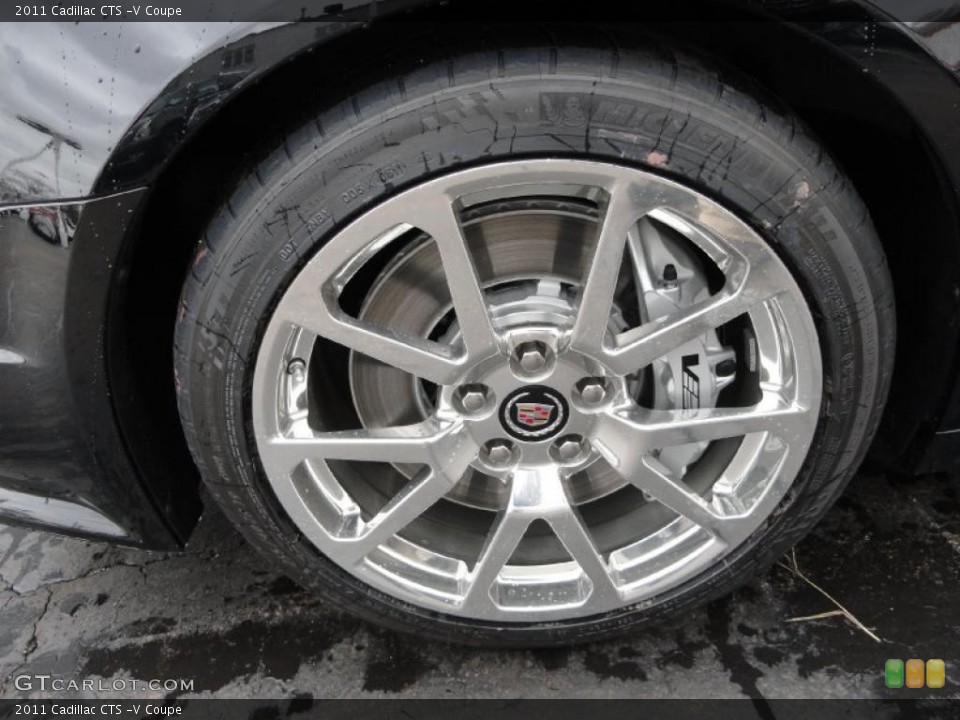 2011 Cadillac CTS -V Coupe Wheel and Tire Photo #46537425
