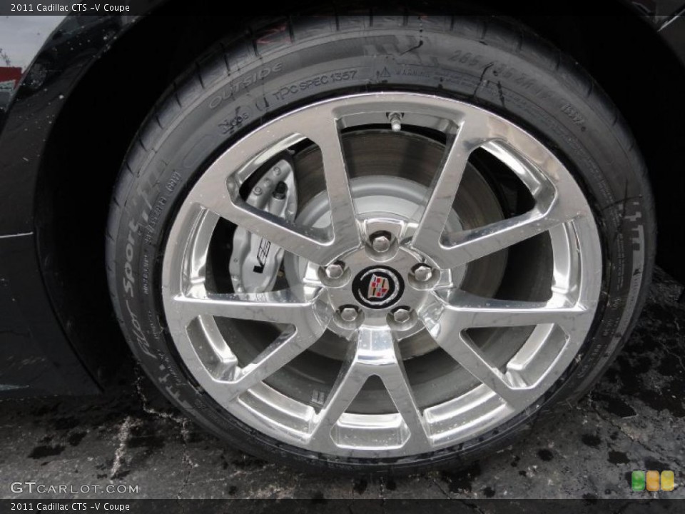 2011 Cadillac CTS -V Coupe Wheel and Tire Photo #46537473