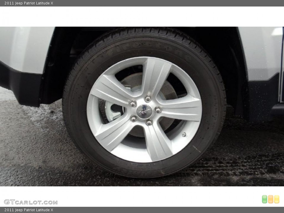 2011 Jeep Patriot Latitude X Wheel and Tire Photo #46537944