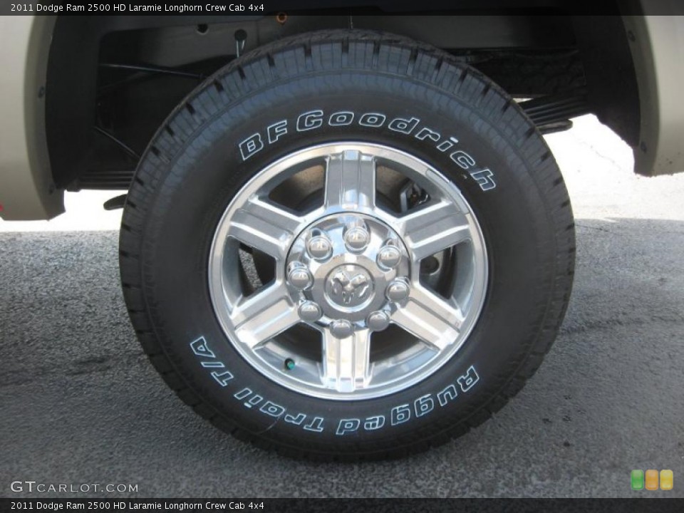 2011 Dodge Ram 2500 HD Laramie Longhorn Crew Cab 4x4 Wheel and Tire Photo #46543512