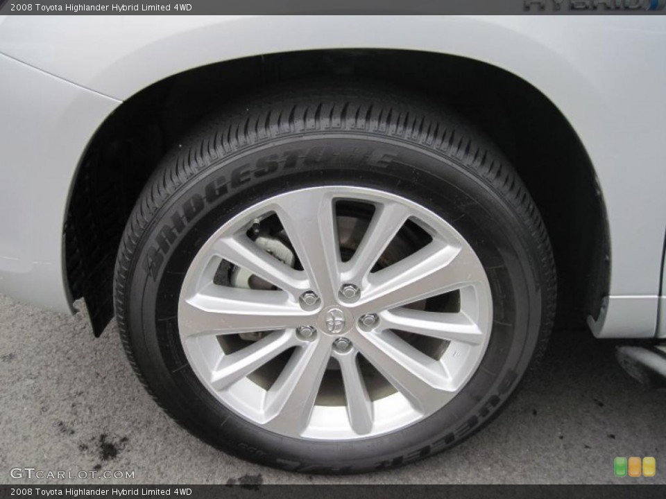 2008 Toyota Highlander Hybrid Limited 4WD Wheel and Tire Photo #46544337