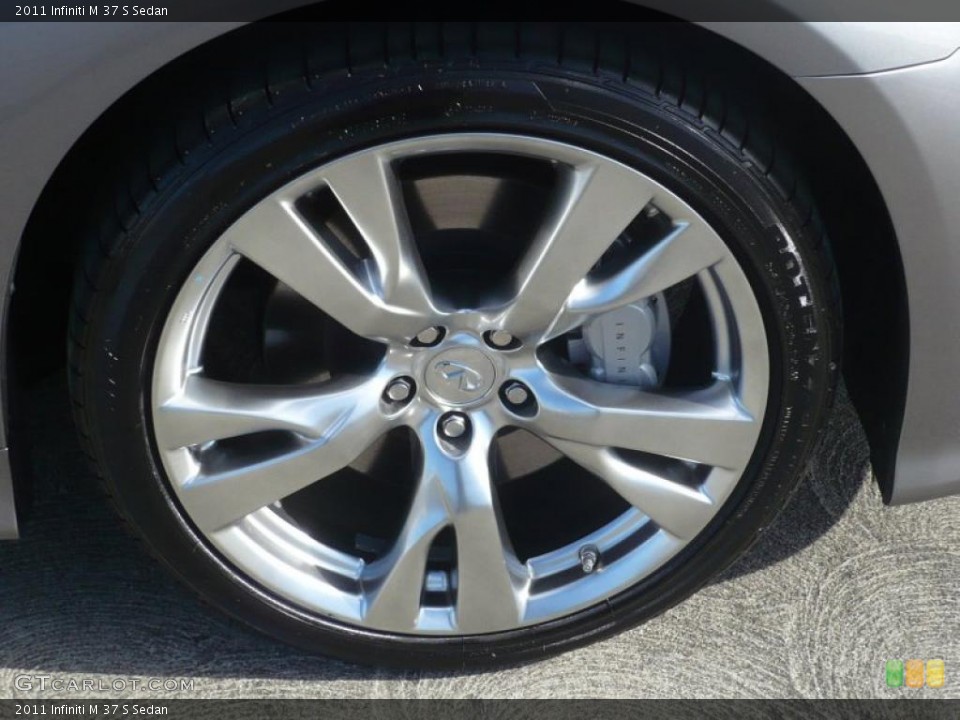 2011 Infiniti M 37 S Sedan Wheel and Tire Photo #46546610