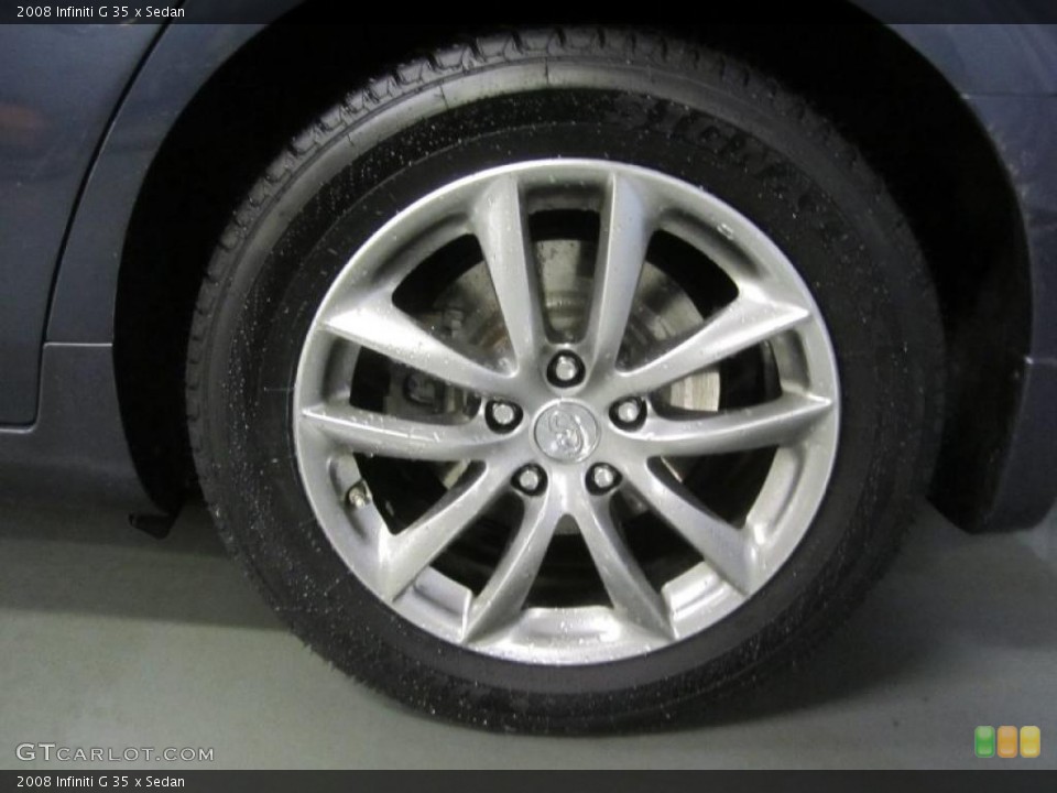 2008 Infiniti G 35 x Sedan Wheel and Tire Photo #46548479