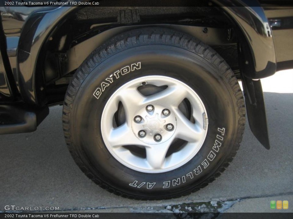 2002 Toyota Tacoma V6 PreRunner TRD Double Cab Wheel and Tire Photo #46550594