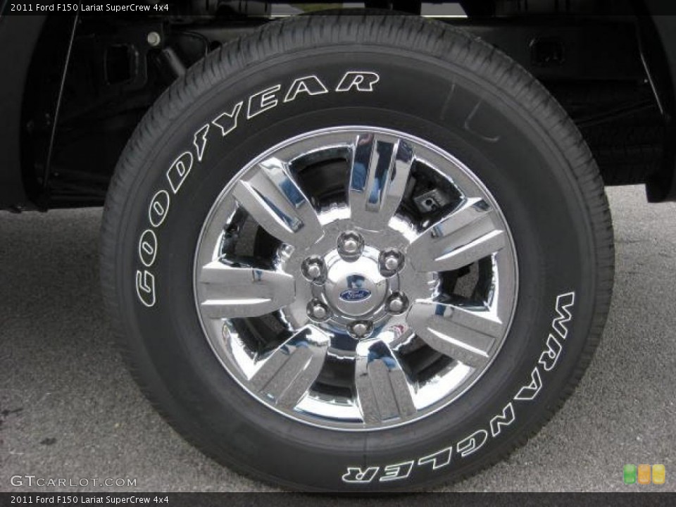 2011 Ford F150 Lariat SuperCrew 4x4 Wheel and Tire Photo #46551509