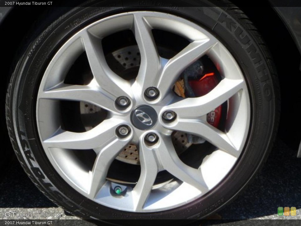 2007 Hyundai Tiburon GT Wheel and Tire Photo #46559421