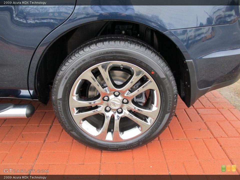 2009 Acura MDX Technology Wheel and Tire Photo #46559493