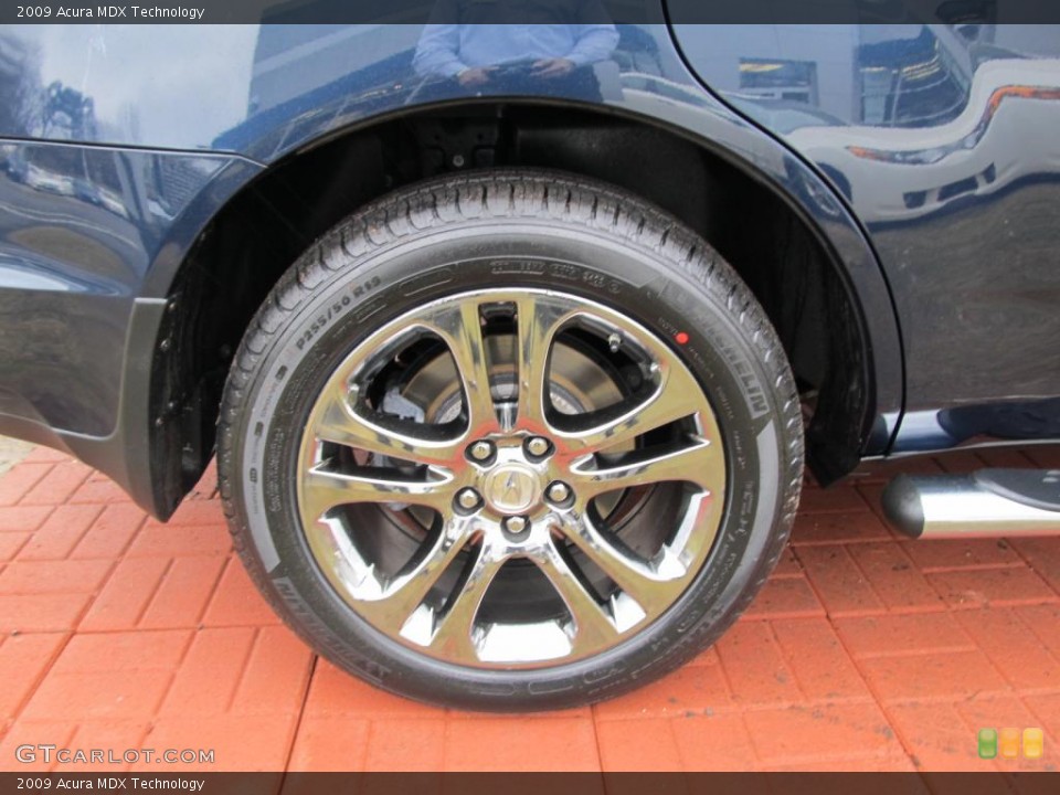 2009 Acura MDX Technology Wheel and Tire Photo #46559502