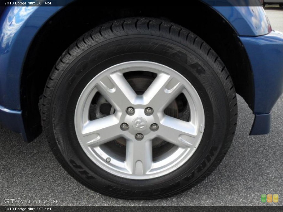 2010 Dodge Nitro SXT 4x4 Wheel and Tire Photo #46565479