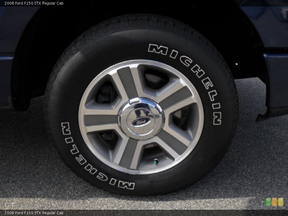 2008 Ford F150 STX Regular Cab Wheel and Tire Photo #46567114