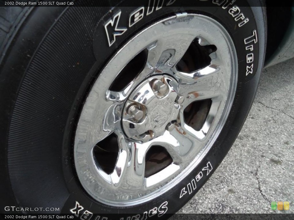 2002 Dodge Ram 1500 SLT Quad Cab Wheel and Tire Photo #46571545