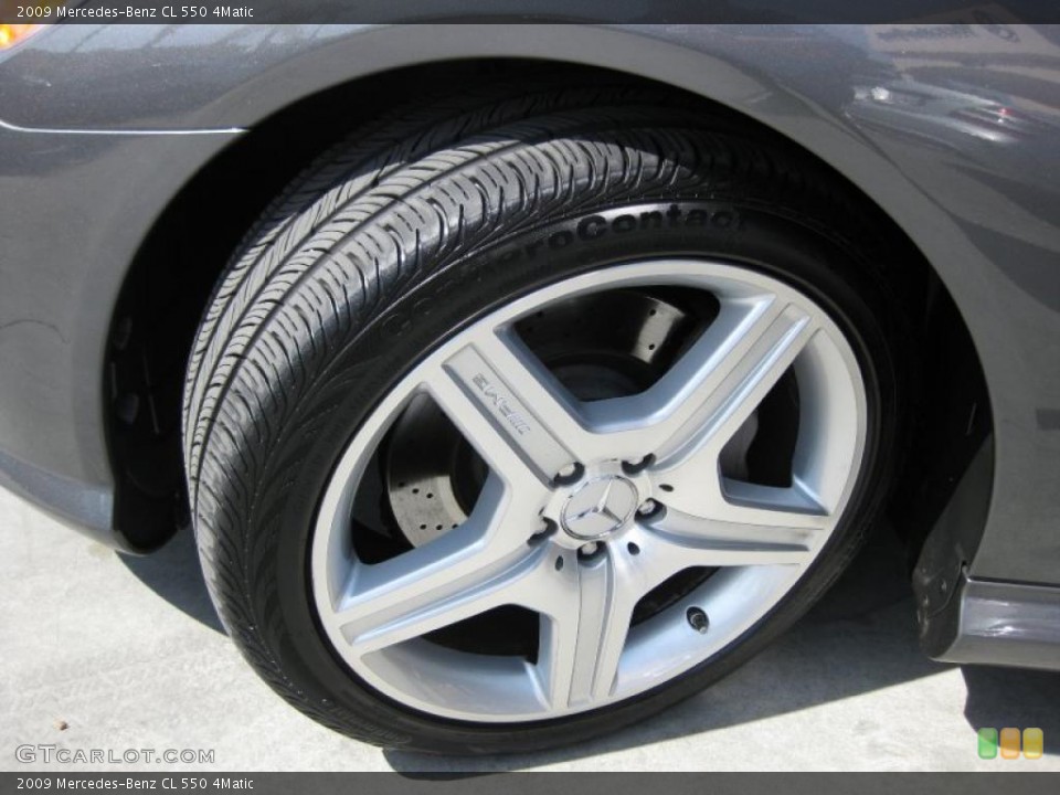 2009 Mercedes-Benz CL 550 4Matic Wheel and Tire Photo #46575320