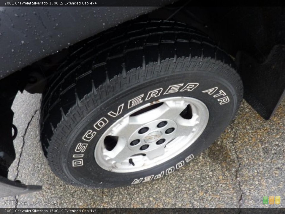 2001 Chevrolet Silverado 1500 LS Extended Cab 4x4 Wheel and Tire Photo #46579928