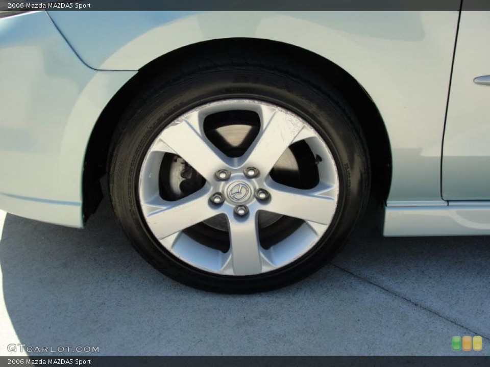 2006 Mazda MAZDA5 Sport Wheel and Tire Photo #46580225