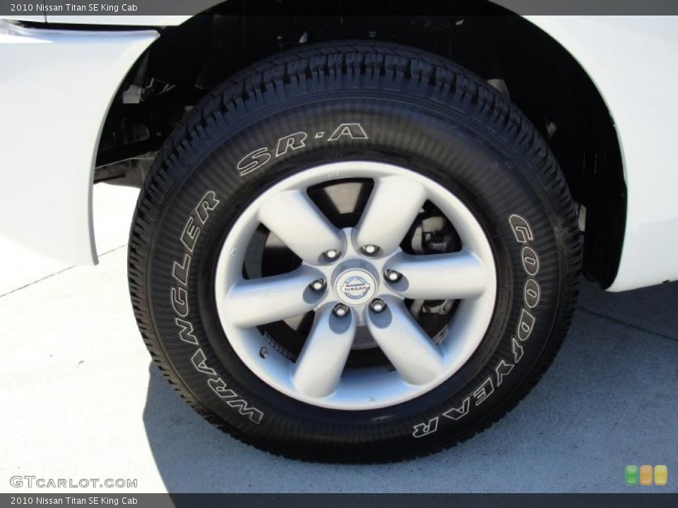 2010 Nissan Titan SE King Cab Wheel and Tire Photo #46581239