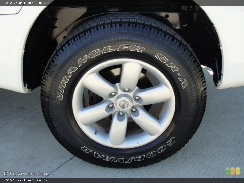 2010 Nissan Titan SE King Cab Wheel and Tire Photo #46581254