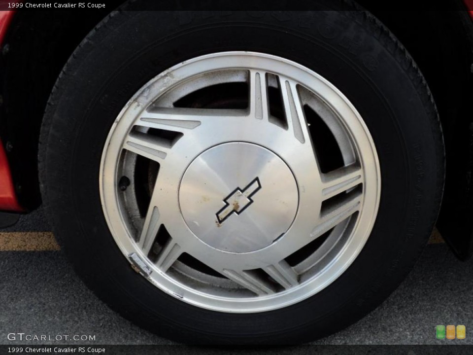 1999 Chevrolet Cavalier RS Coupe Wheel and Tire Photo #46583895