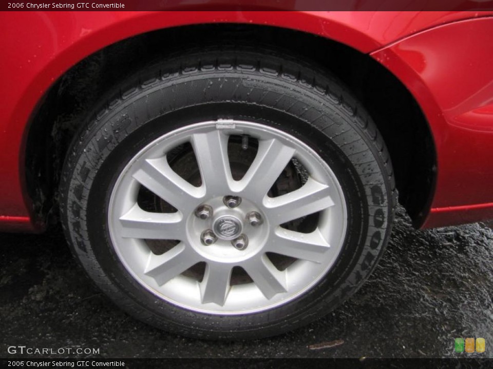 2006 Chrysler Sebring GTC Convertible Wheel and Tire Photo #46586988