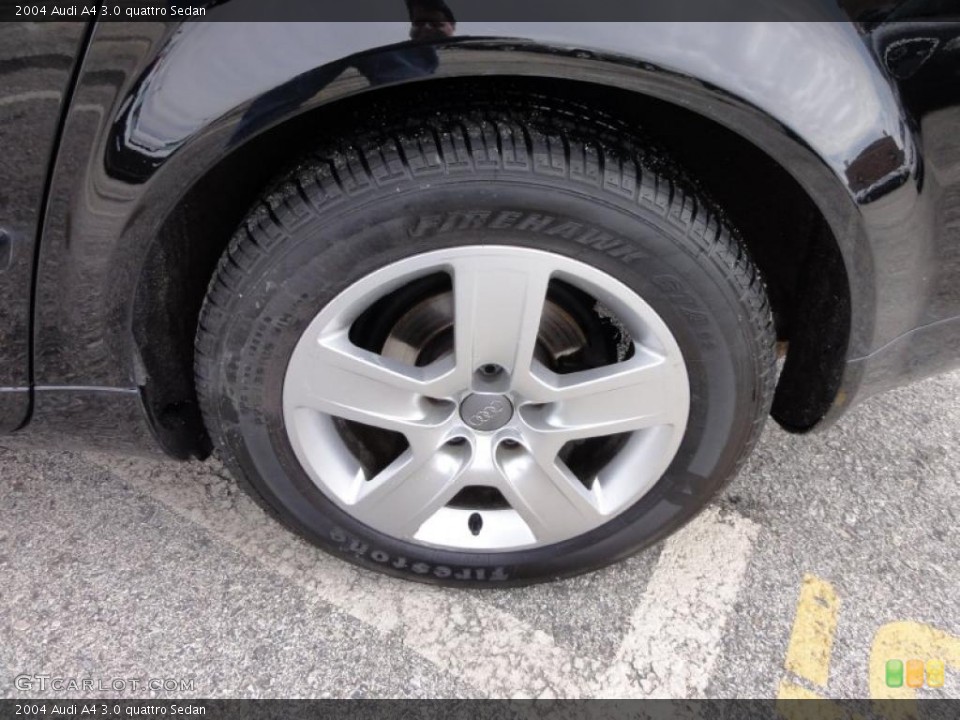 2004 Audi A4 3.0 quattro Sedan Wheel and Tire Photo #46588818