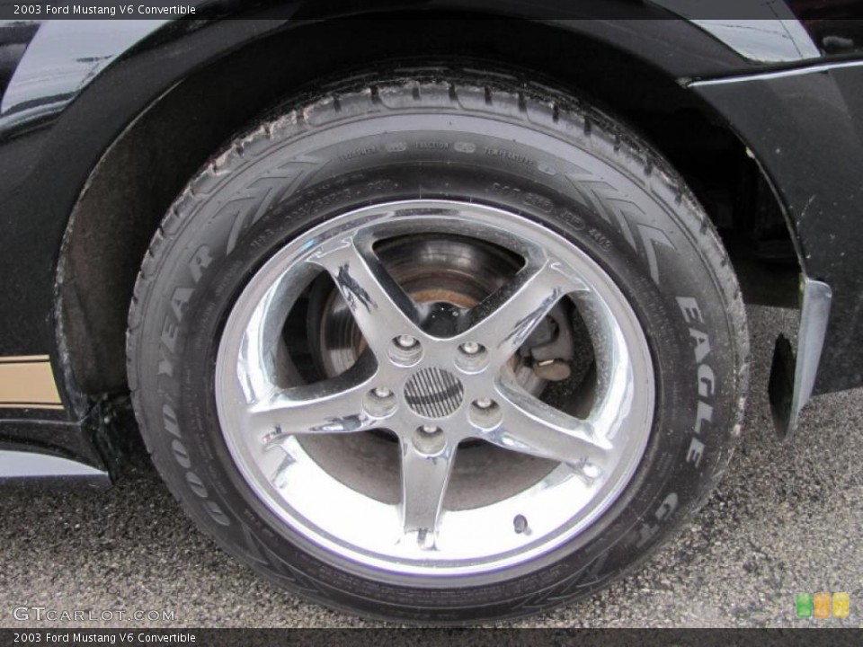 2003 Ford Mustang Custom Wheel and Tire Photo #46593845