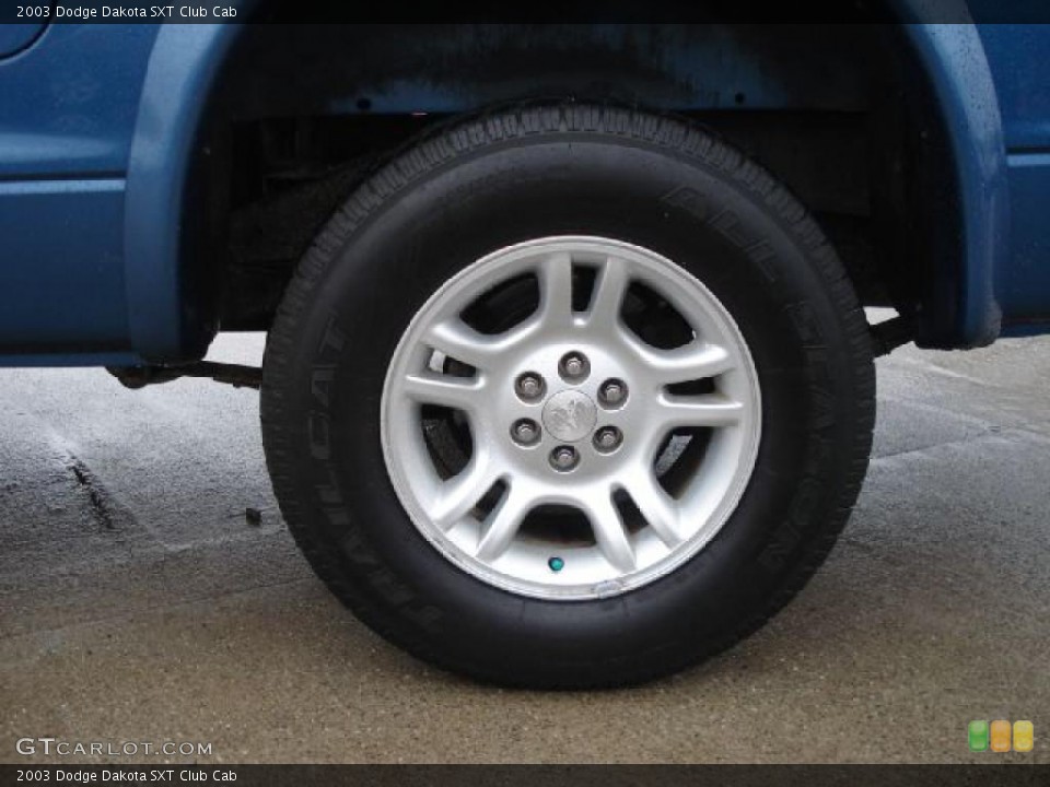 2003 Dodge Dakota SXT Club Cab Wheel and Tire Photo #46599053