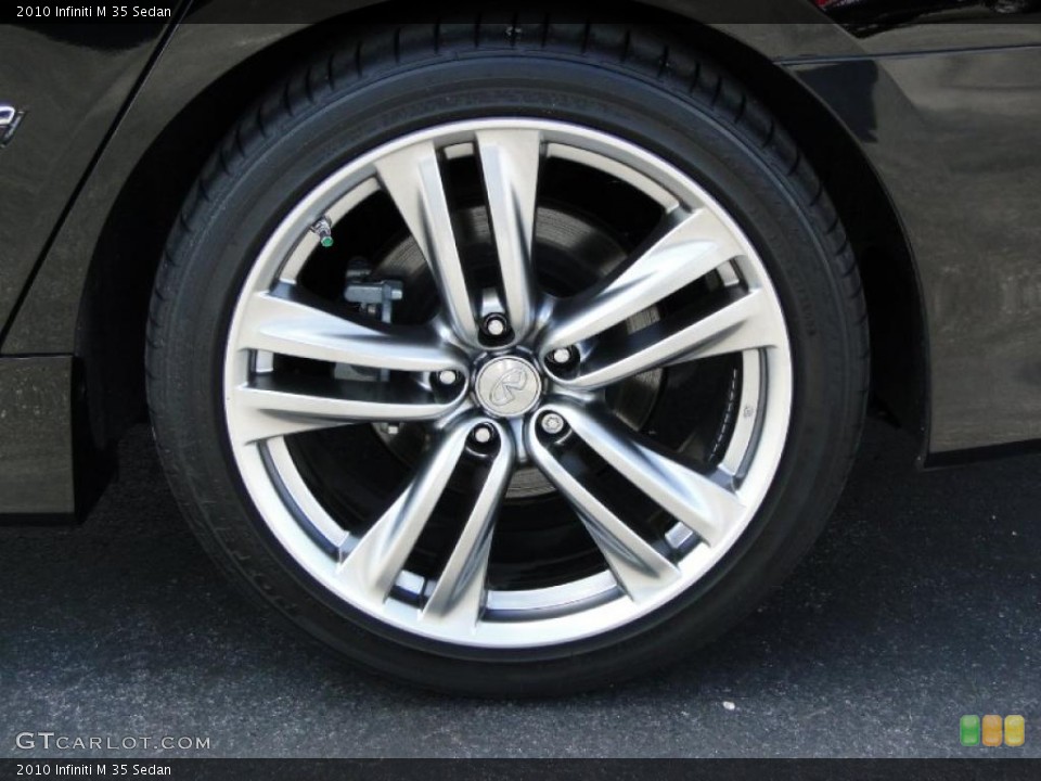 2010 Infiniti M 35 Sedan Wheel and Tire Photo #46604128