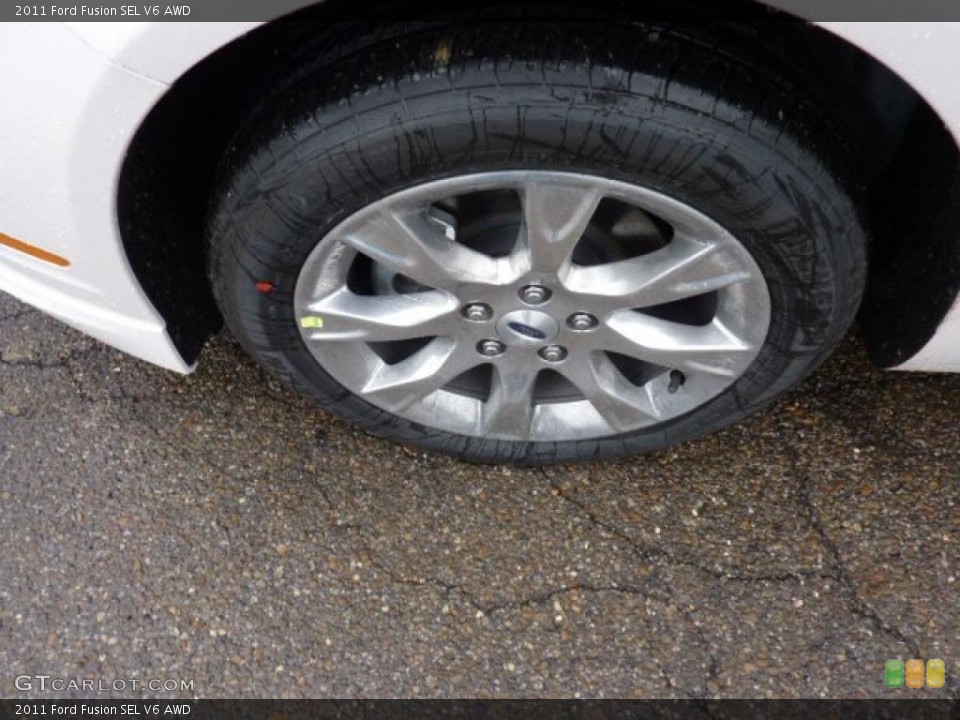 2011 Ford Fusion SEL V6 AWD Wheel and Tire Photo #46607461