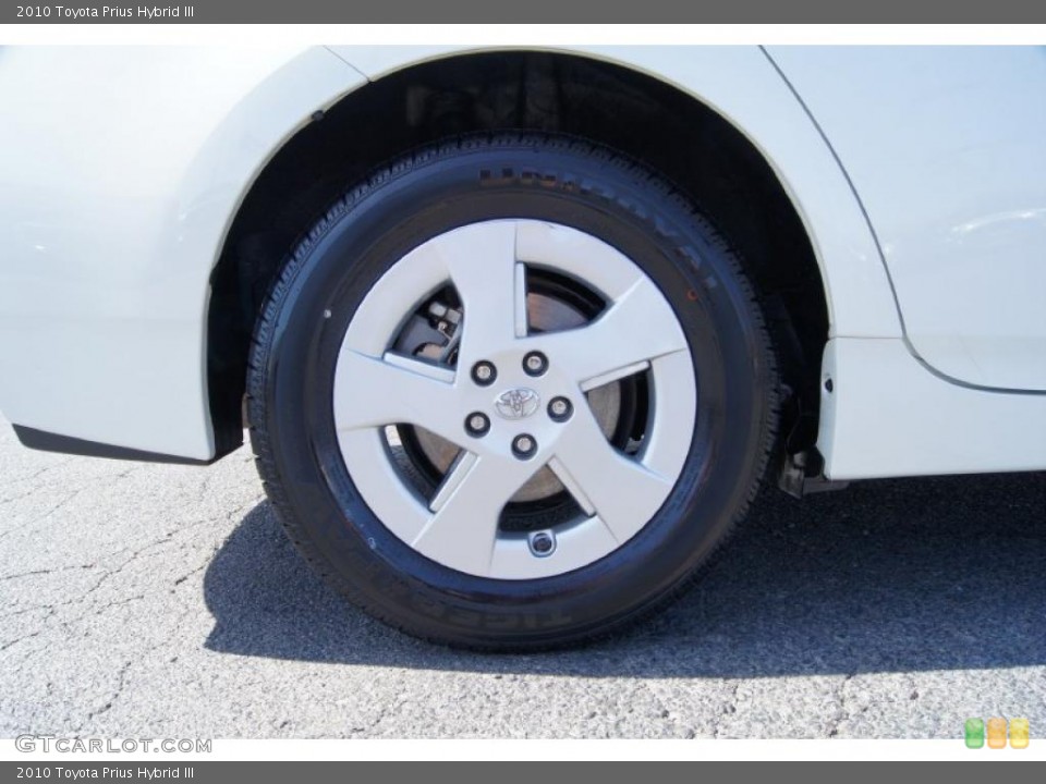 2010 Toyota Prius Hybrid III Wheel and Tire Photo #46629493