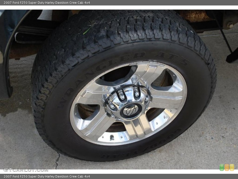 2007 Ford F250 Super Duty Harley Davidson Crew Cab 4x4 Wheel and Tire Photo #46638498