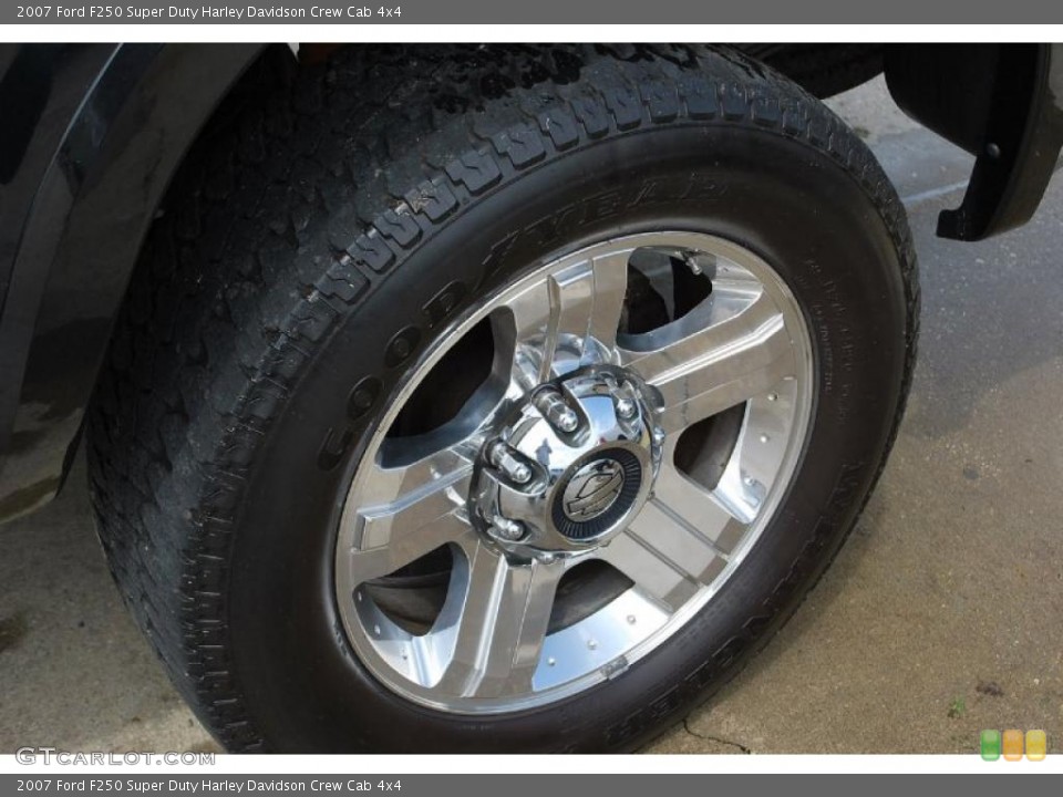 2007 Ford F250 Super Duty Harley Davidson Crew Cab 4x4 Wheel and Tire Photo #46638587