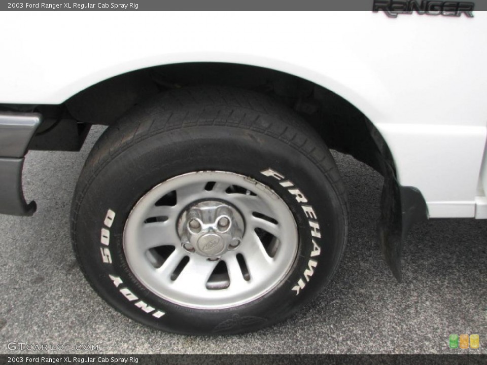 2003 Ford Ranger XL Regular Cab Spray Rig Wheel and Tire Photo #46642286