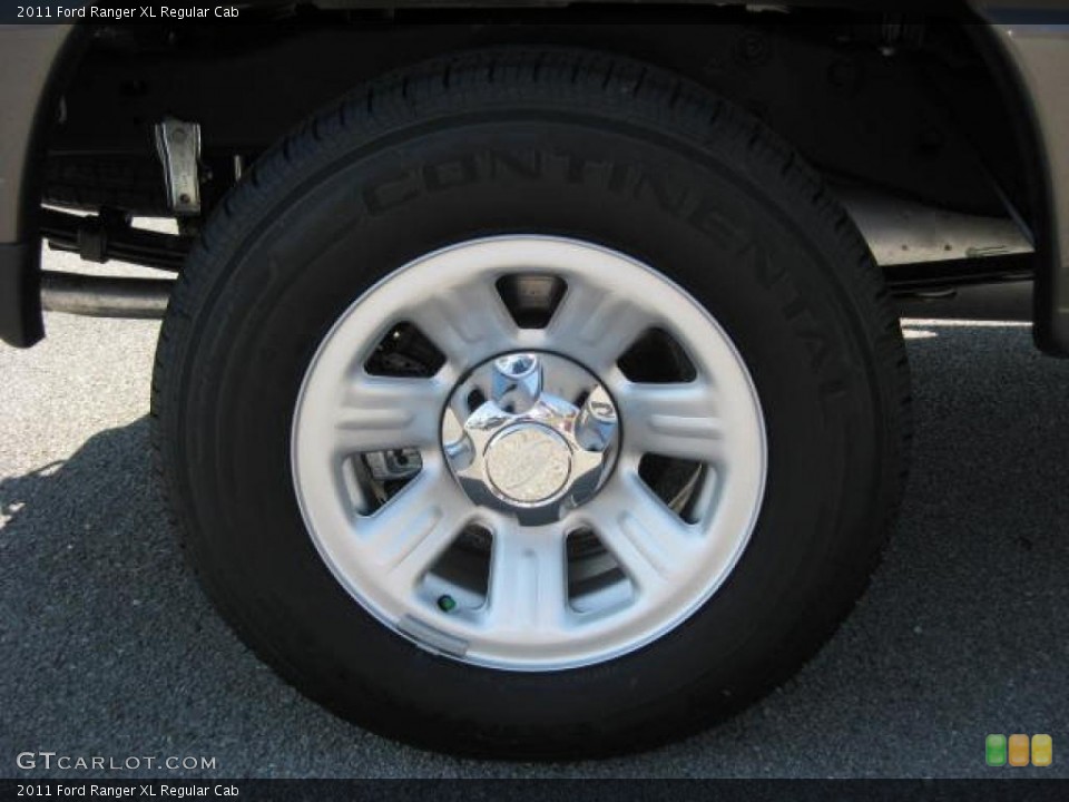 2011 Ford Ranger XL Regular Cab Wheel and Tire Photo #46645103