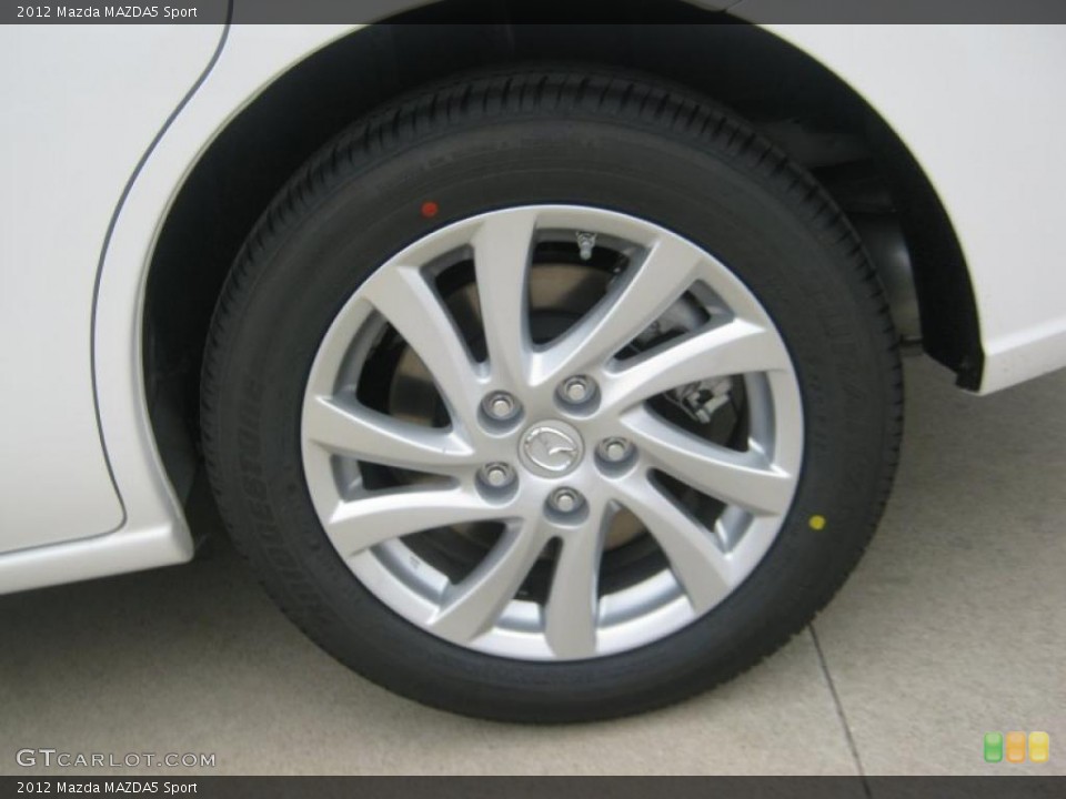2012 Mazda MAZDA5 Sport Wheel and Tire Photo #46646078