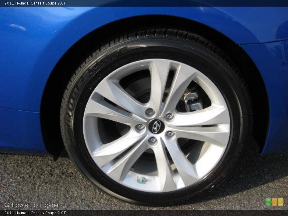 2011 Hyundai Genesis Coupe 2.0T Wheel and Tire Photo #46646612