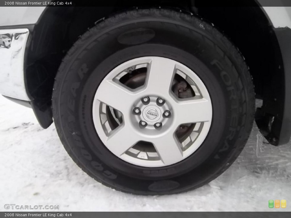 2008 Nissan Frontier LE King Cab 4x4 Wheel and Tire Photo #46650068