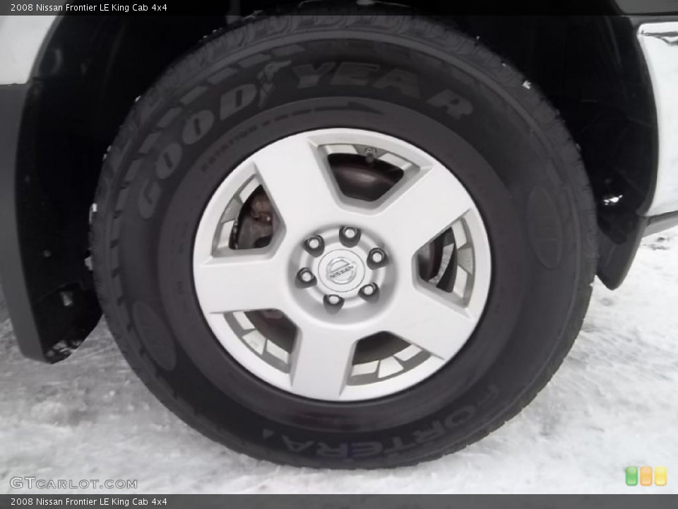 2008 Nissan Frontier LE King Cab 4x4 Wheel and Tire Photo #46650071