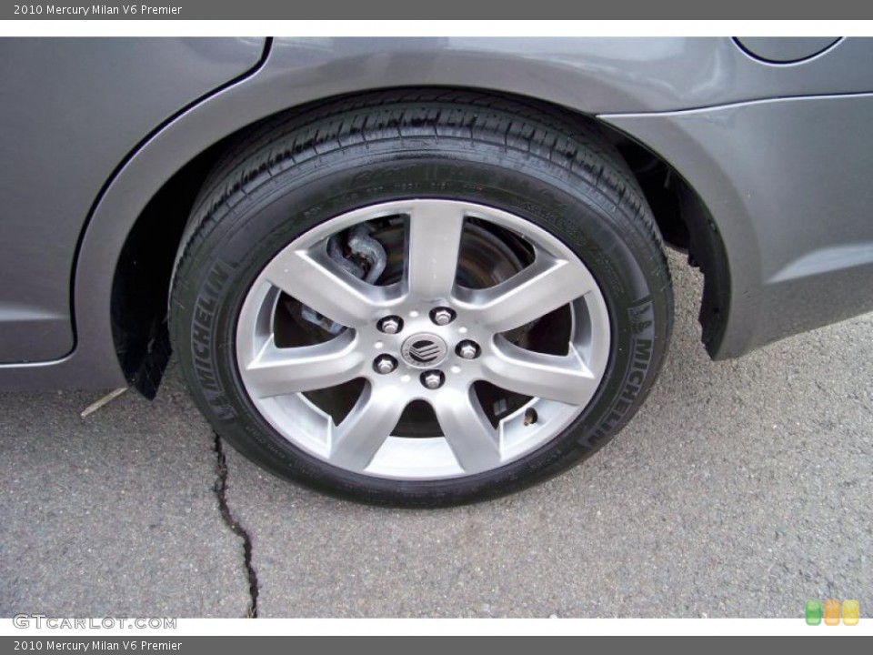 2010 Mercury Milan V6 Premier Wheel and Tire Photo #46654717