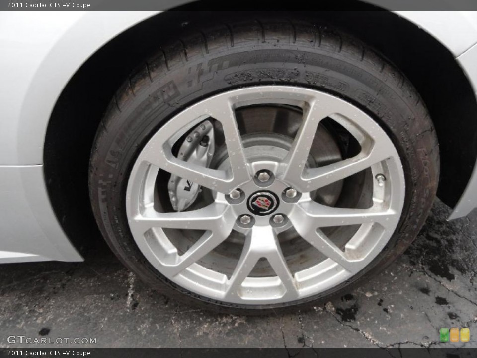 2011 Cadillac CTS -V Coupe Wheel and Tire Photo #46659542