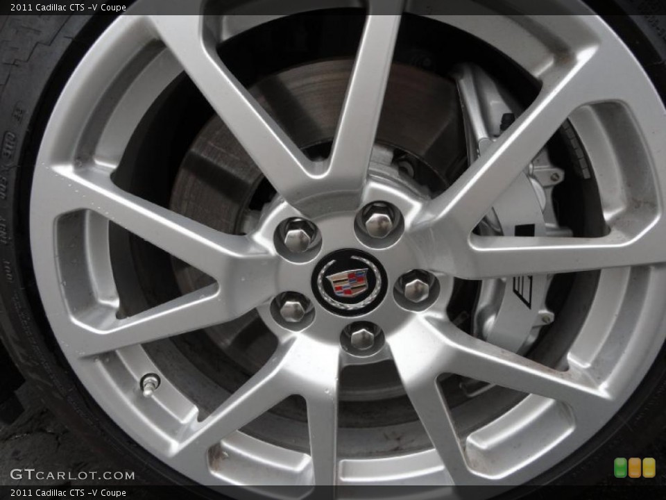 2011 Cadillac CTS -V Coupe Wheel and Tire Photo #46659557