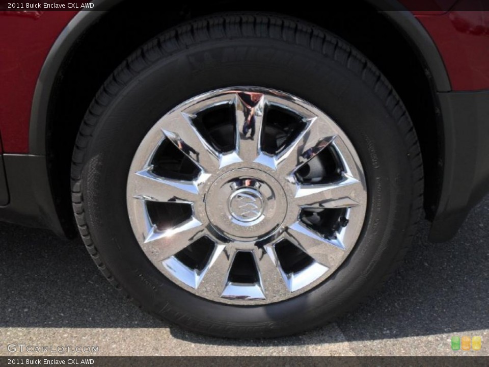 2011 Buick Enclave CXL AWD Wheel and Tire Photo #46659725