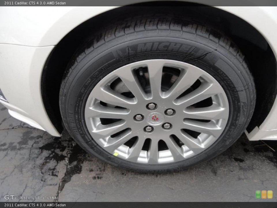 2011 Cadillac CTS 4 3.0 AWD Sedan Wheel and Tire Photo #46659911