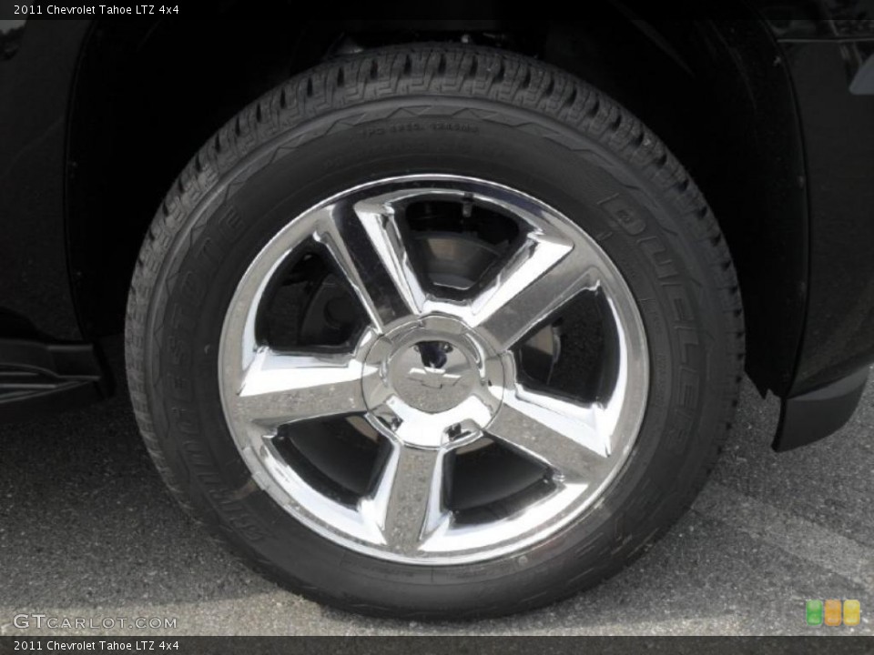 2011 Chevrolet Tahoe LTZ 4x4 Wheel and Tire Photo #46663691