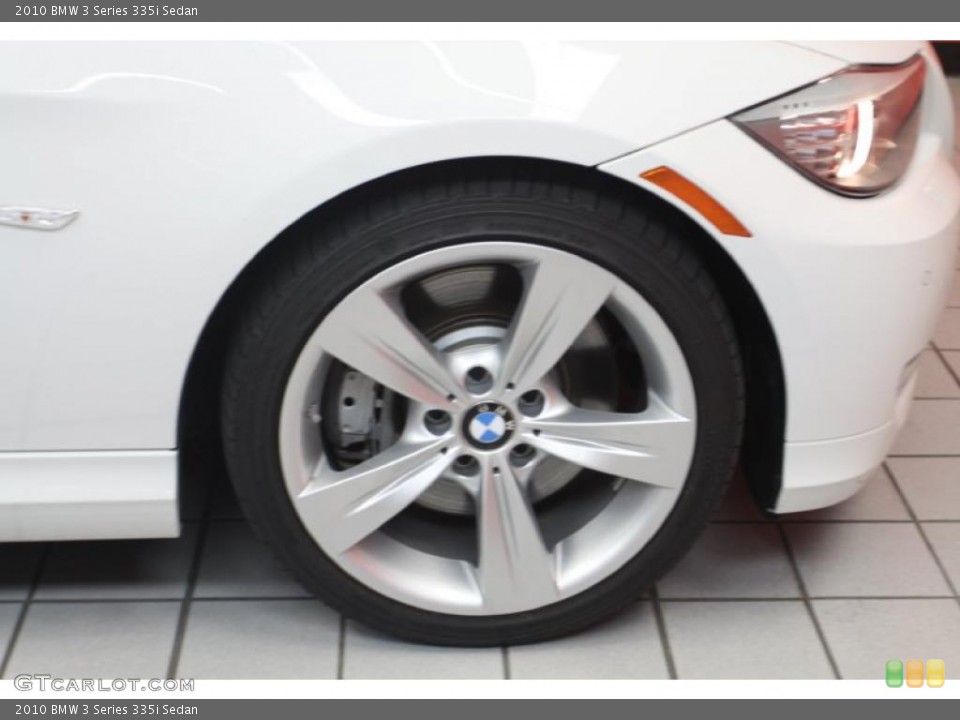 2010 BMW 3 Series 335i Sedan Wheel and Tire Photo #46664369
